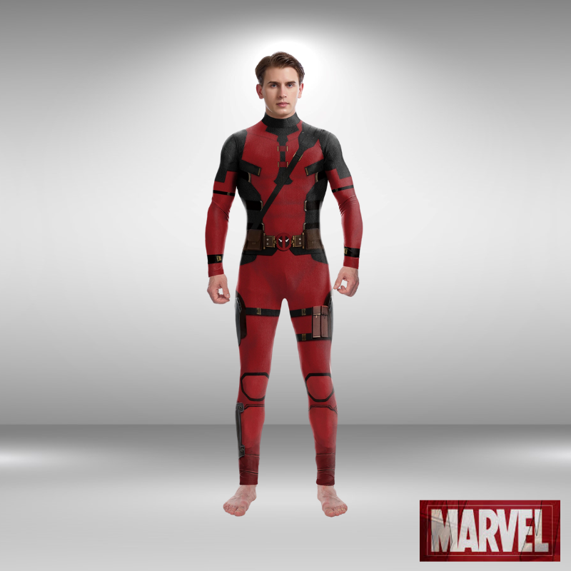 Deadpool Jumpsuit Cosplay Costume