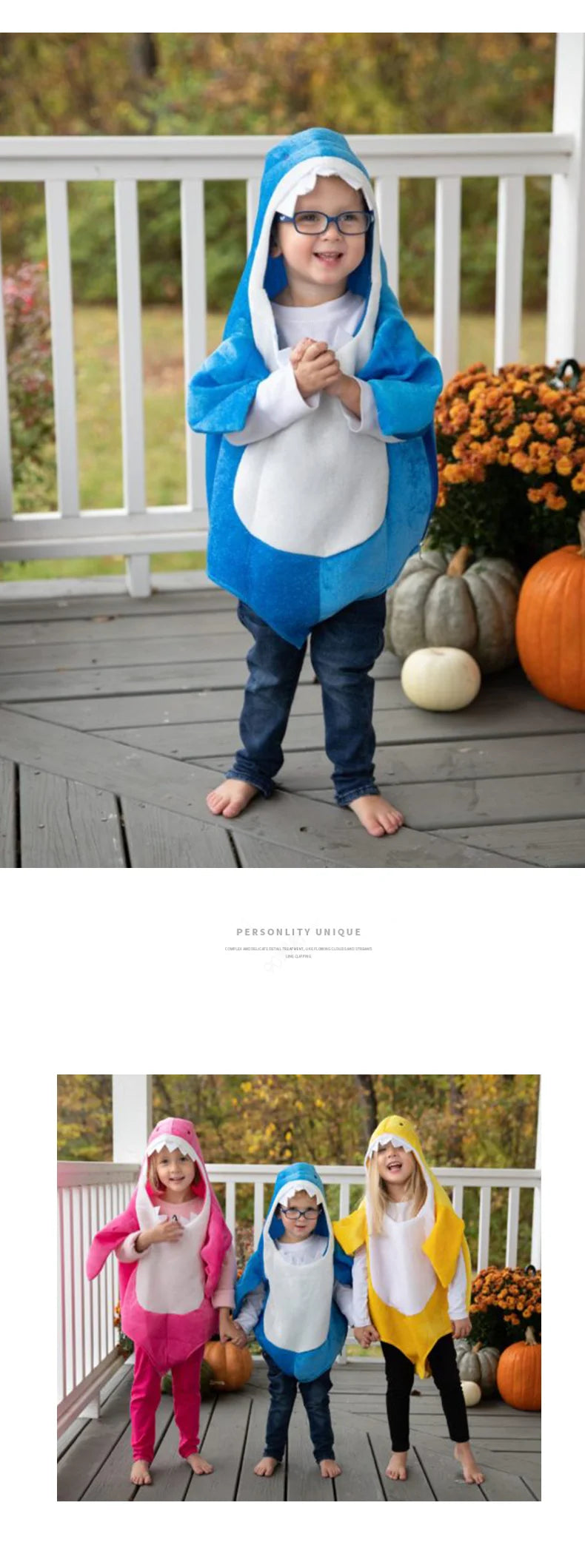 Kids Family Shark Costume