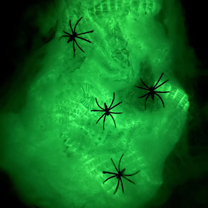 Luminous Spider Web Halloween Decorations