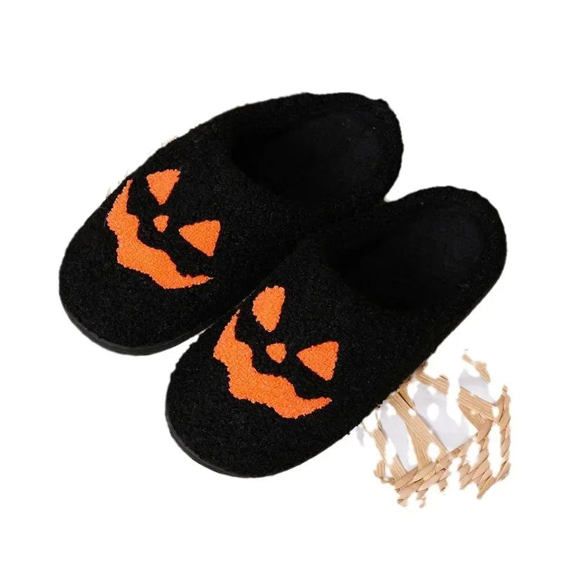 Pumpkin Head Slipper Smile Pumpkin