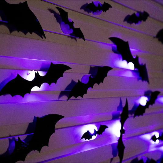 Halloween LED Bats Decor Kit 11Pcs